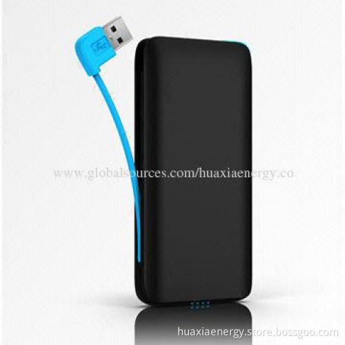 Dual USB Port Power Banks, 6,000mAh with Color Box Packing